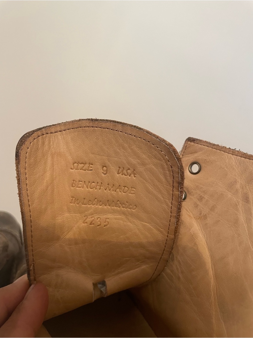 BedStu Distressed Tan Leather Ankle Boots - Picture 9 of 9